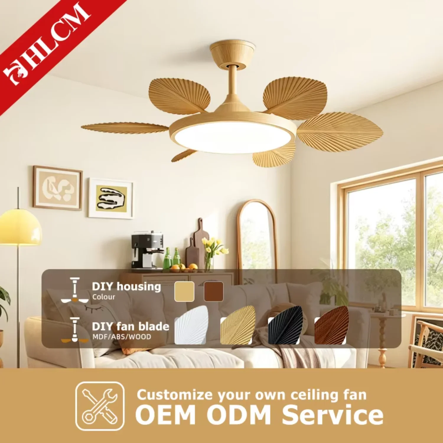 Led Ceiling Fan, 42-Inch, 6-Blade, CRI, 6-Speed - detail 6