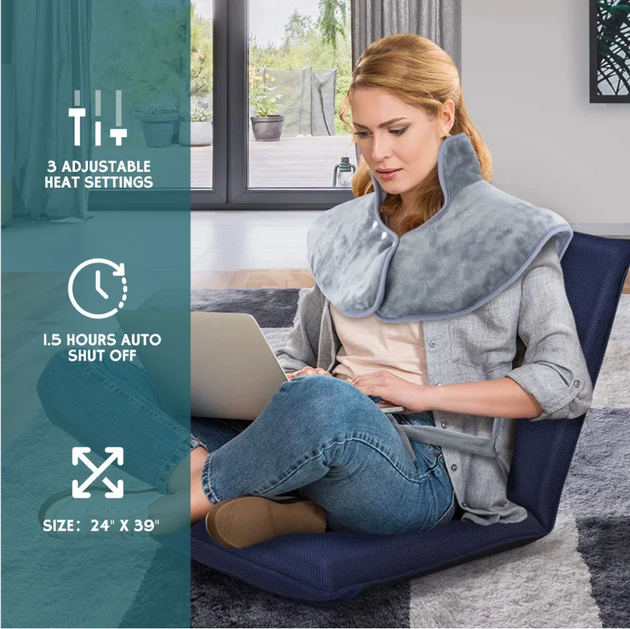 Heating Shawl Blanket, 94*56cm, 100-120V - detail 16