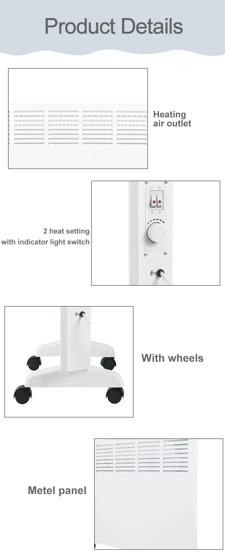 Room Heater, 1000W, 1500W, 2000W - detail 12