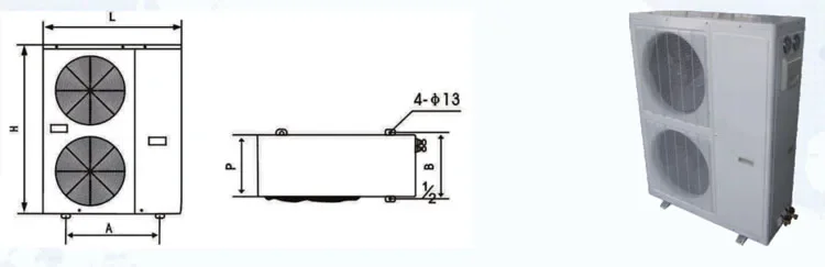 Condensing Unit, LANCO, 2HP - detail 2