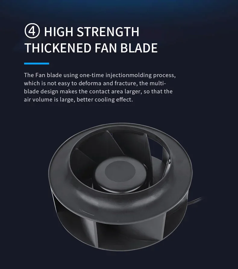 Radial Fan, 225mm, PWM, 0-10V, 4Wire - detail 12