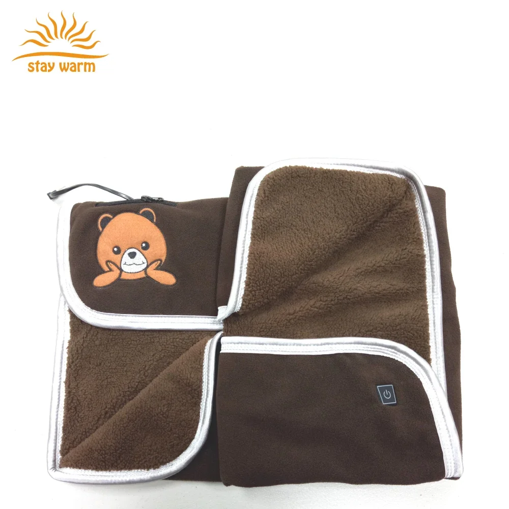 Electric Heated Shawl Blanket, Portable, 5V, USB - detail 14