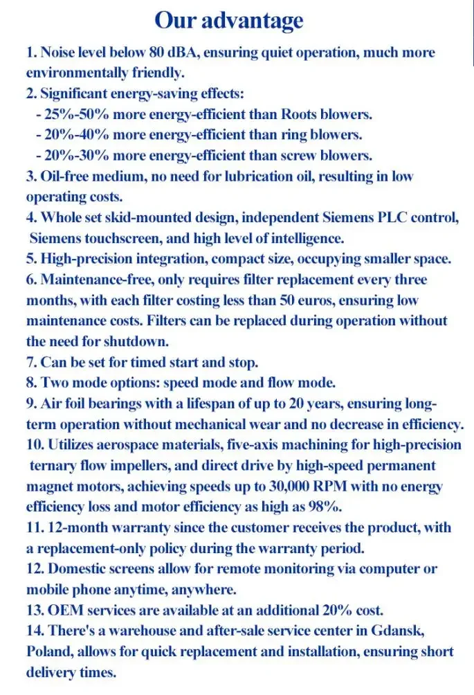 Turbo Blower, Stainless, Steel, ISO9001, EAC - detail 8
