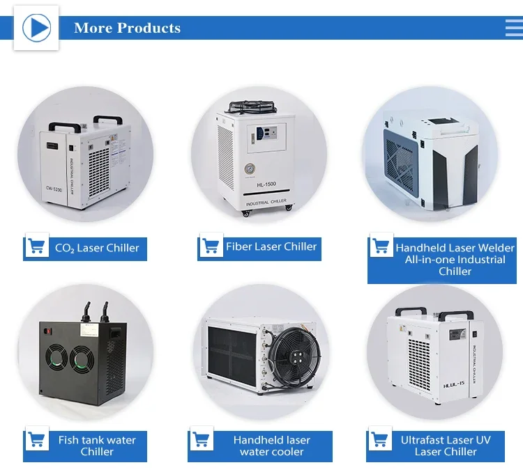 Industrial Chiller, Cw-3000, 220V, 0.5kw(0.67hp) - detail 46