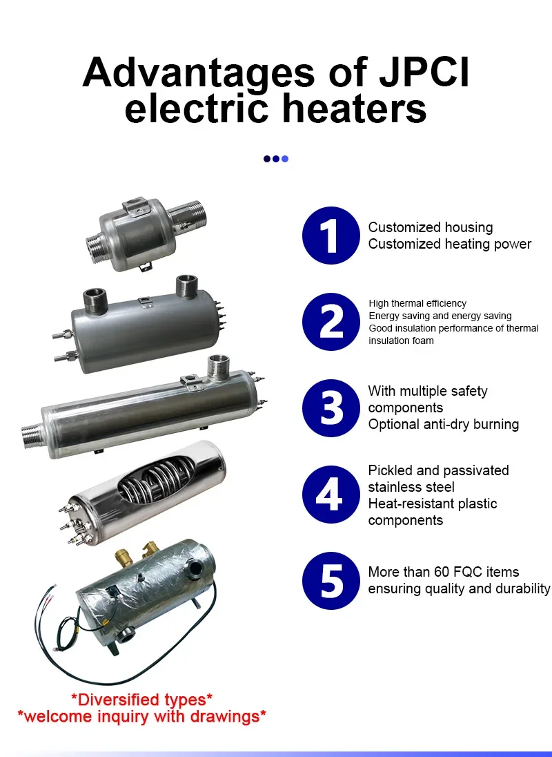 Electric Heater, 9SU, Stainless, Steel, IPX5 - detail 4