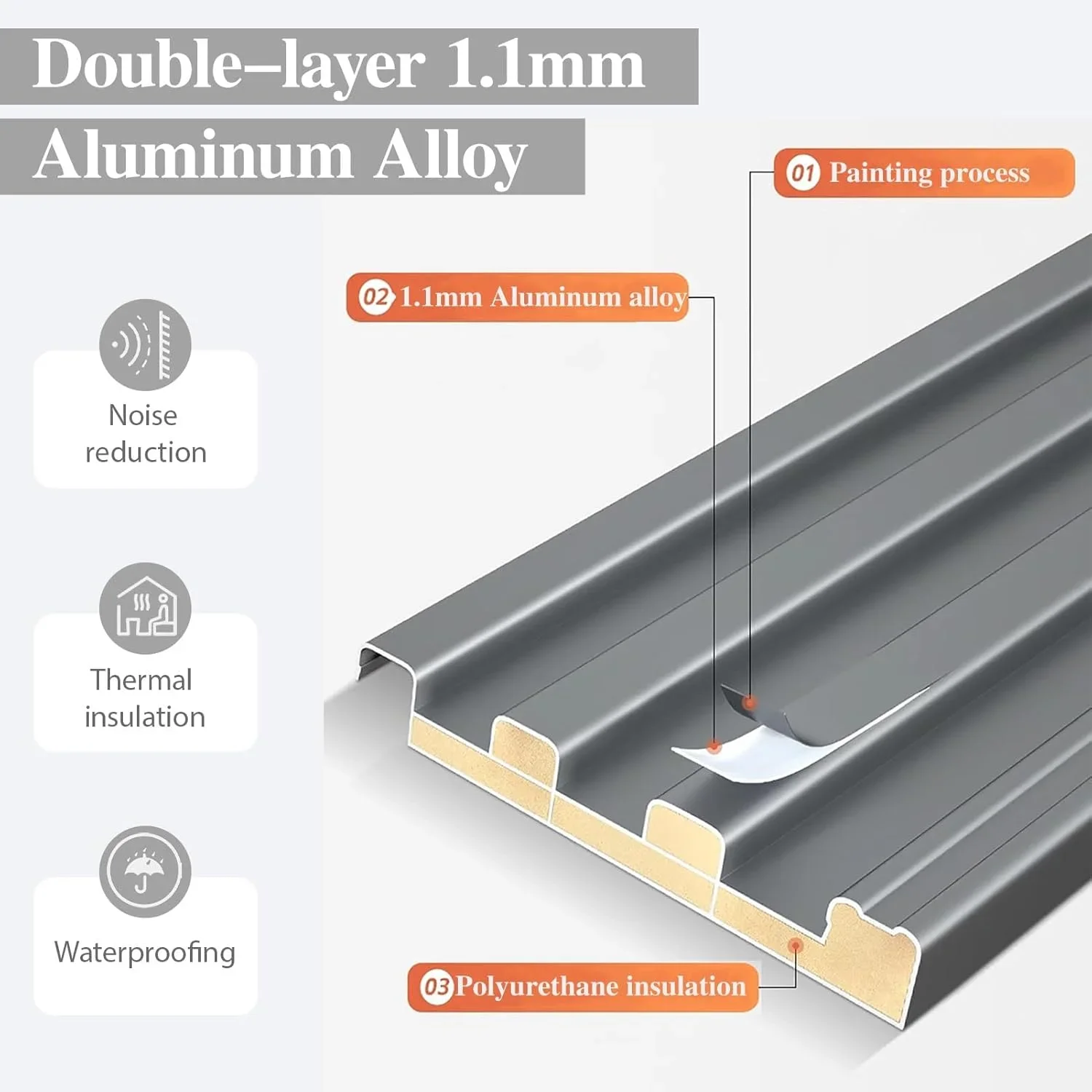 Outdoor Aluminum Sandwich Panel, Roof, 100% QC Testing - detail 16