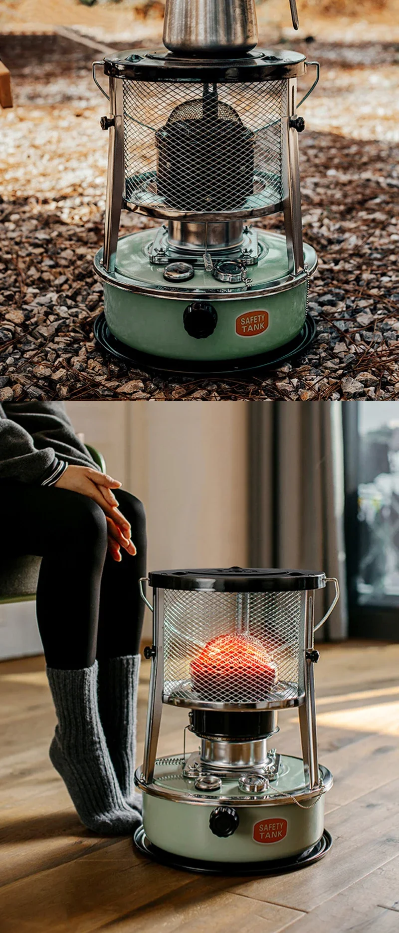 Efficient Kerosene Heater, Stainless, Steel, Portable - detail 10