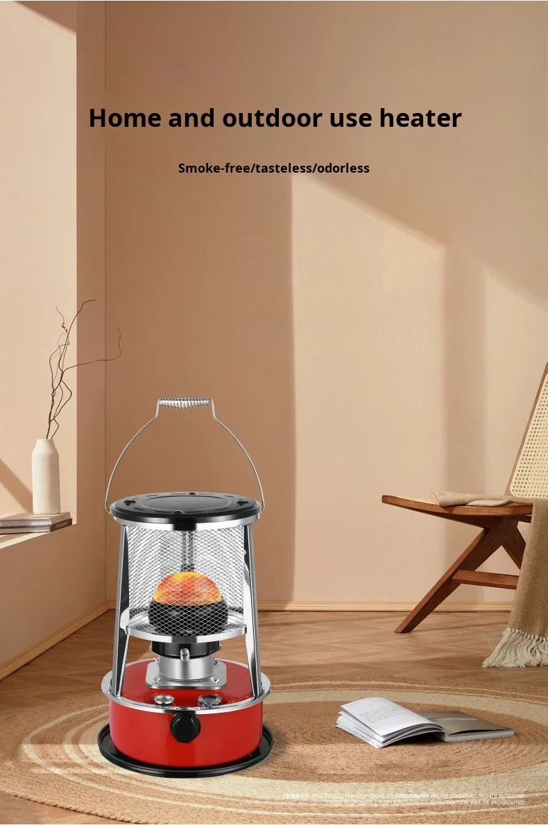 Steel Kerosene Heater, Stainless, H085-5KG, Portable - detail 6