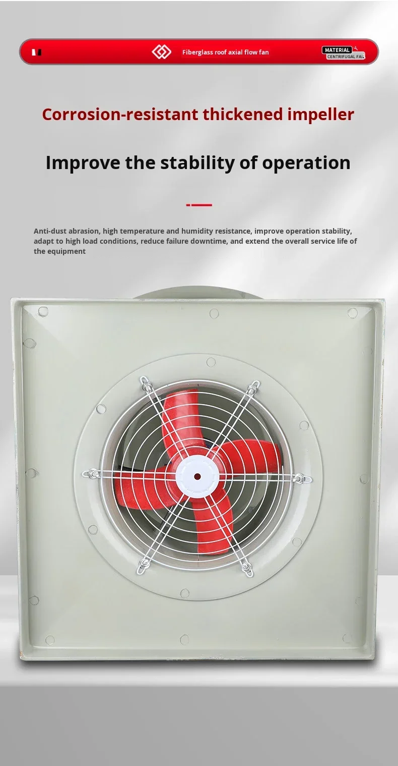 Axial Flow Roof Fan, DWT, Copper, Explosion-Proof, 380V - detail 40