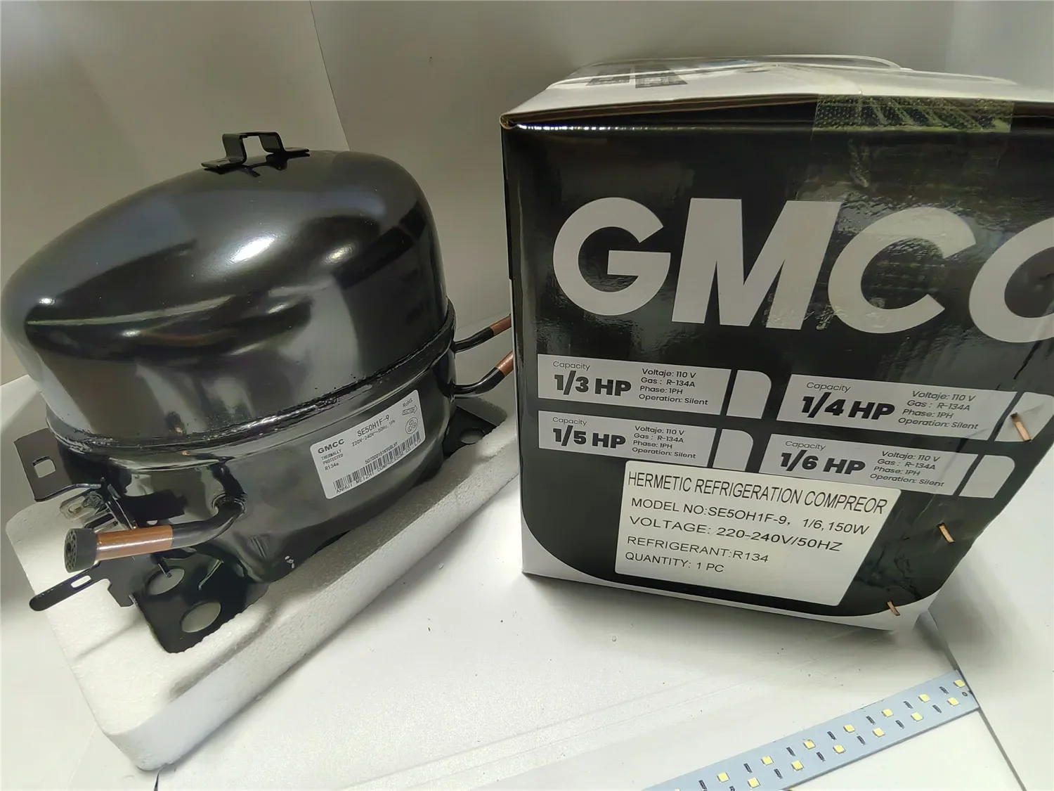 Se50h1f-9 Fridge Compressor, 1/6HP, GMCC, R134A - detail 12
