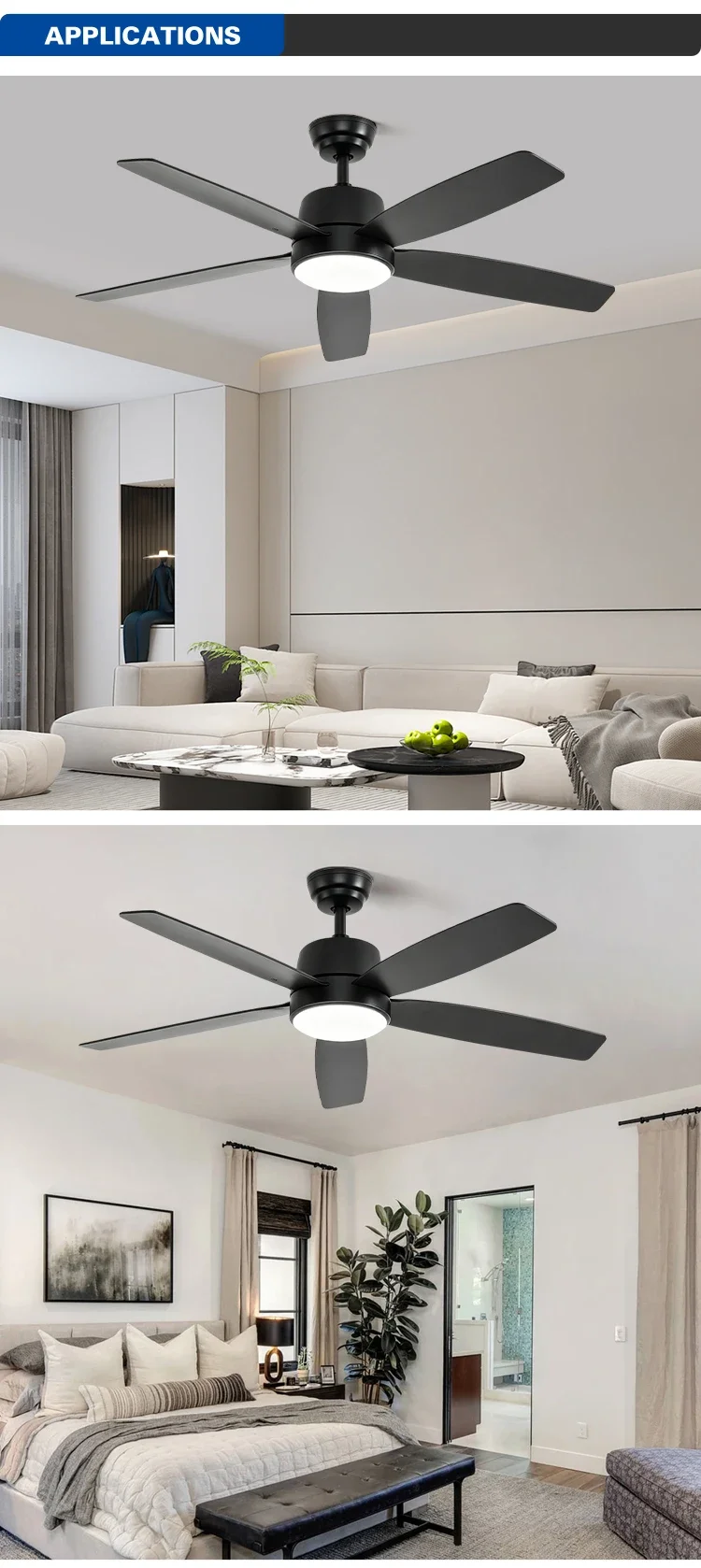 Ceiling Fans, 52inch, LED - detail 18