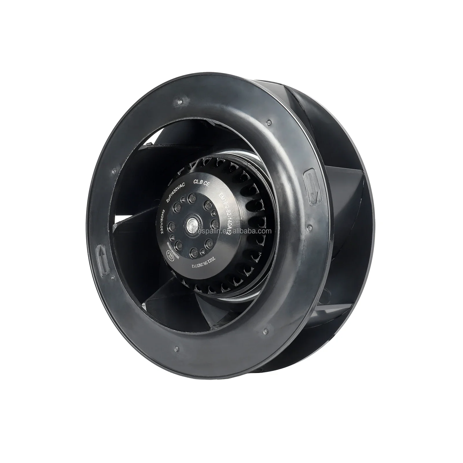 Curved Centrifugal Duct Fan, 230V, Cast Iron - detail 2