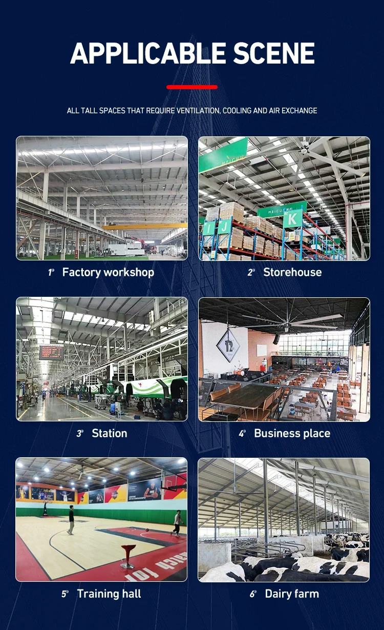 Ceiling Fan, JULAI, 13ft, 4m, HVLS - detail 8