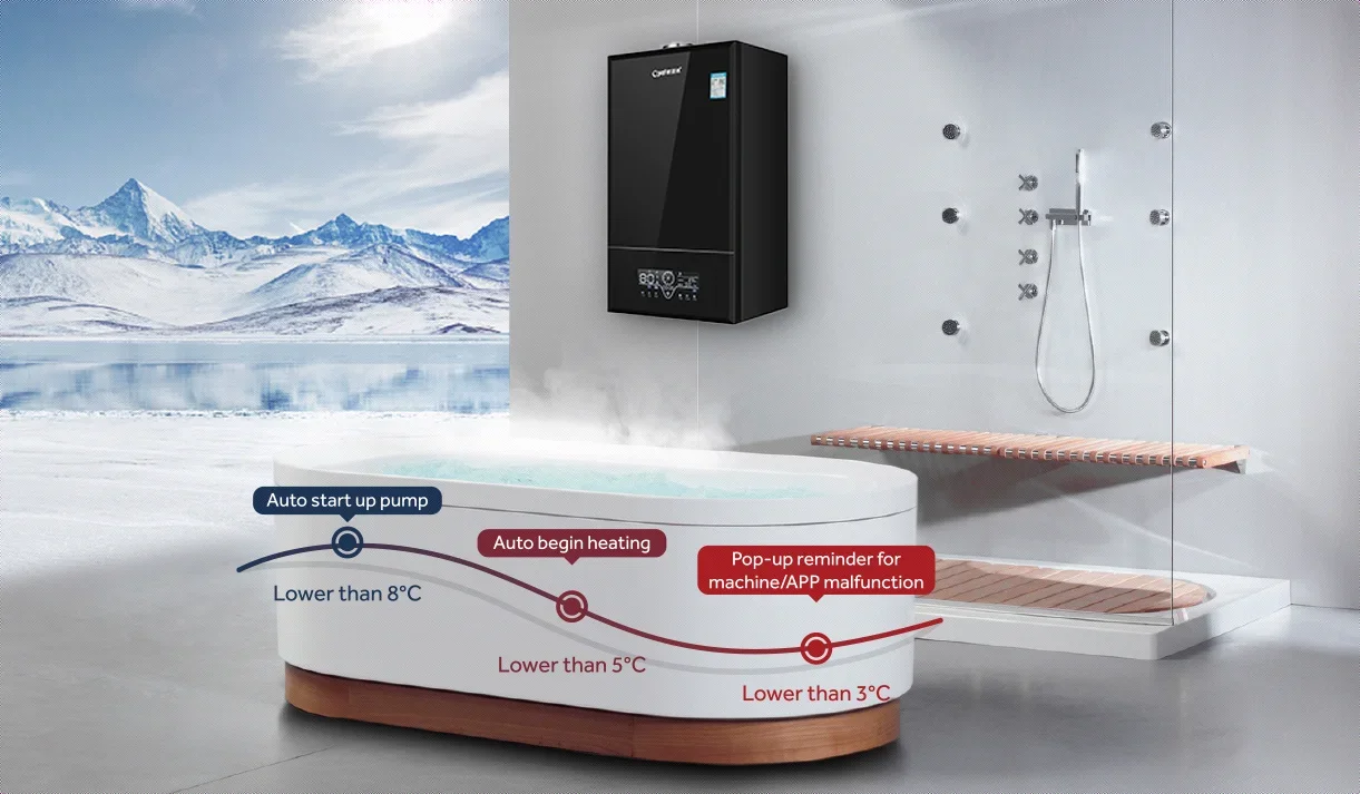 Combi Boiler, 24kw, Gas, Glass Panel - detail 12