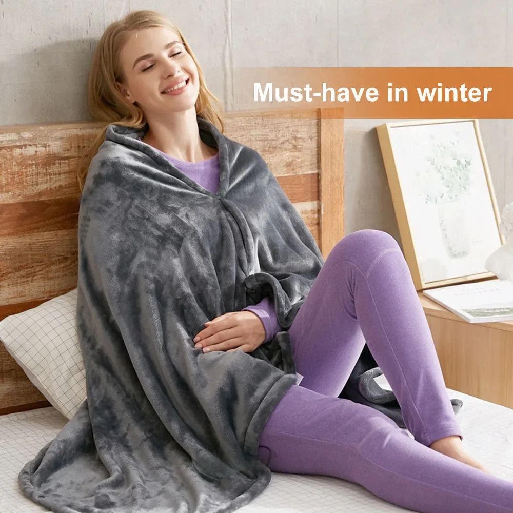 Shawl Wearable Electric Blanket, USB, Portable - detail 10