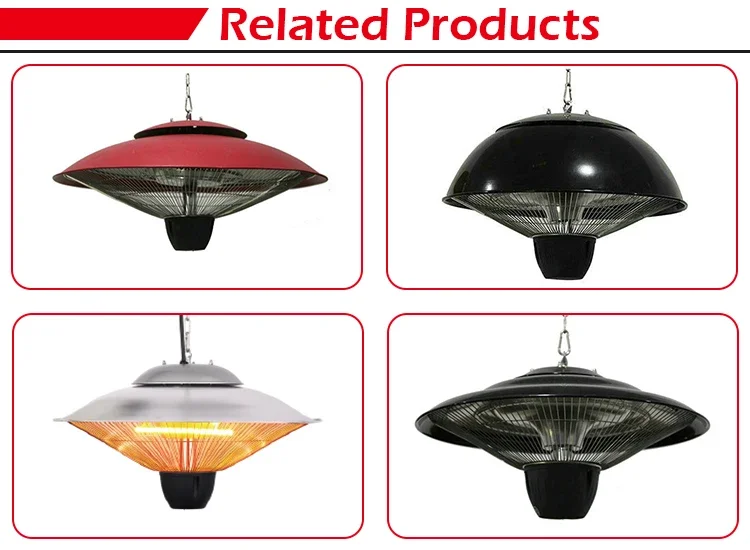 Patio Ceiling Radiant Heater, Electric, Aluminum - detail 6