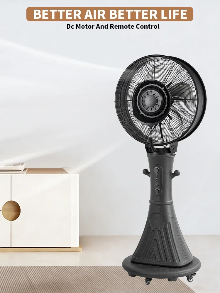 2026 New 26 Inch Electric Mist Fan 100% Pure Copper Motor air Cooler Mist Fan - detail 4