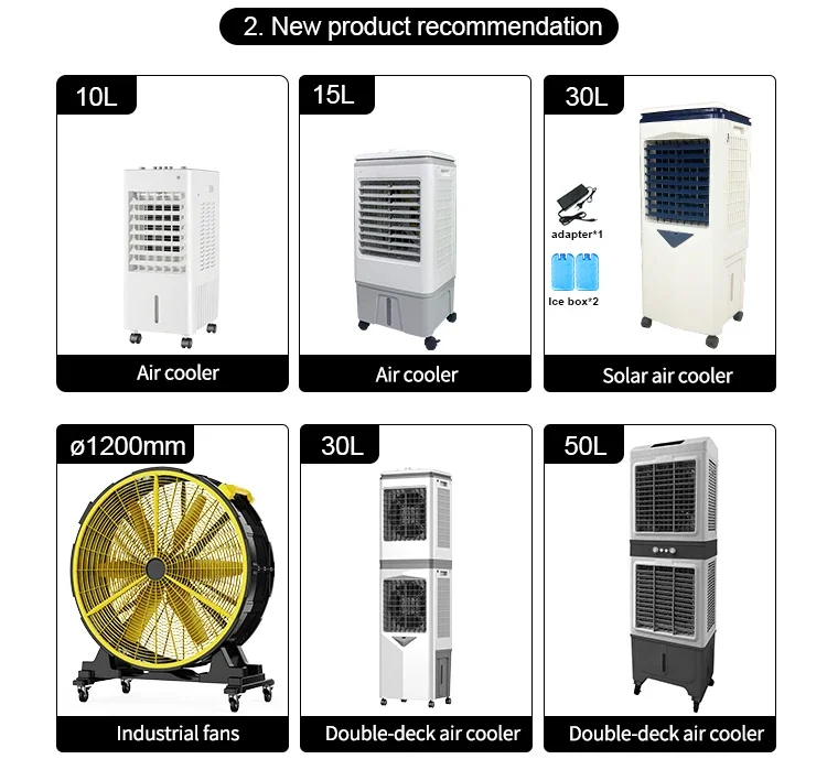 Solar Powered Air Cooler, Portable, 30L - detail 18