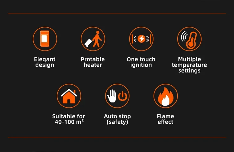 Propane Gas Heater, Portable, Battery, FH-708 - detail 10