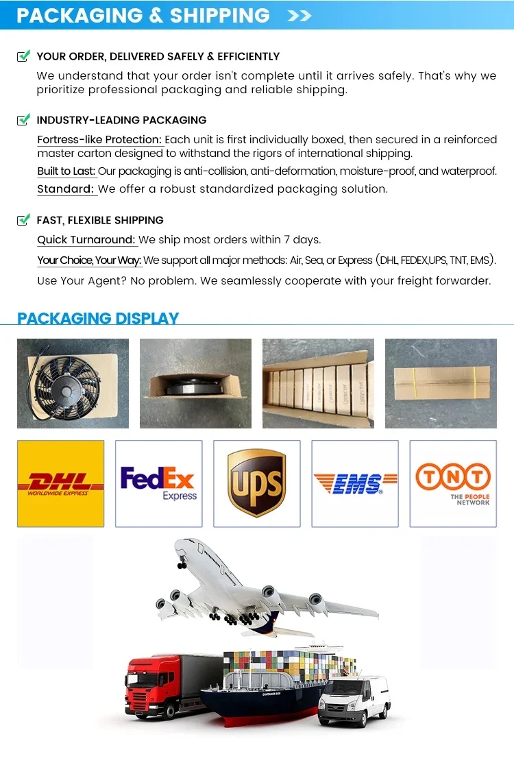 SPAL Pattern 10 inch Condenser Motor Fan, 12V/24V, Push or Pull - detail 24