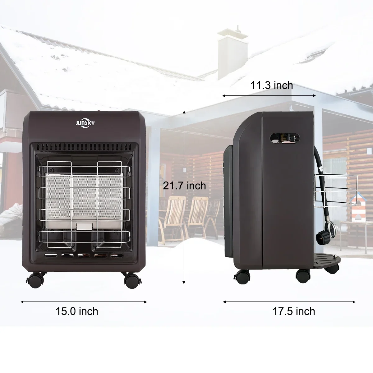 Gas Heater, Portable, Metal - detail 8