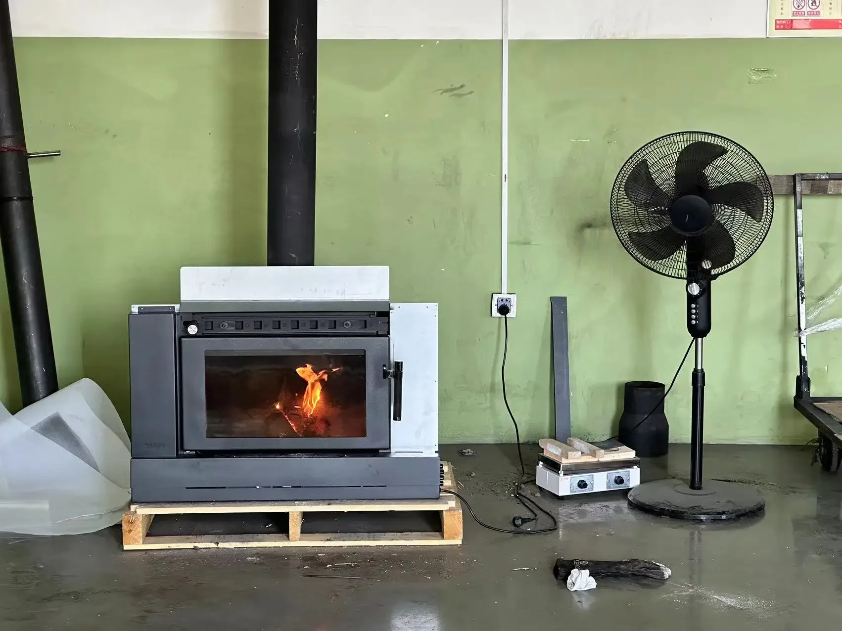 Electric Fireplace, PANSEE, Cast, Steel - detail 26
