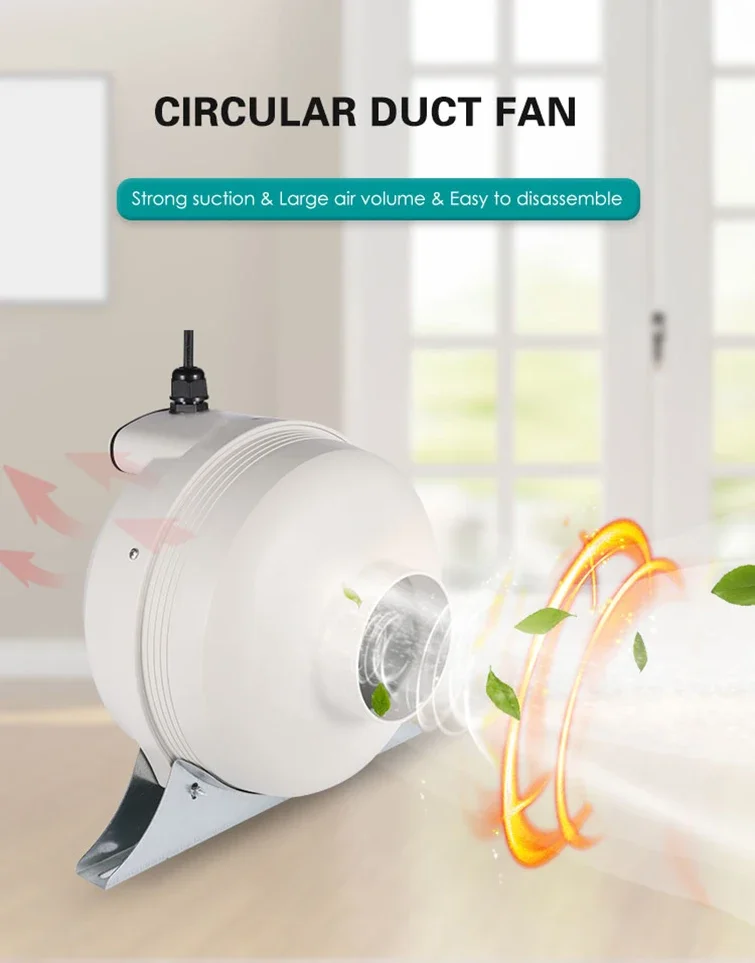 Inline Duct Fans, IP67, 200mm, Waterproof - detail 8
