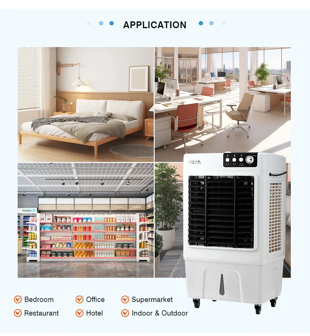 Evaporative Air Cooler, Portable, 230V, 30L - detail 12