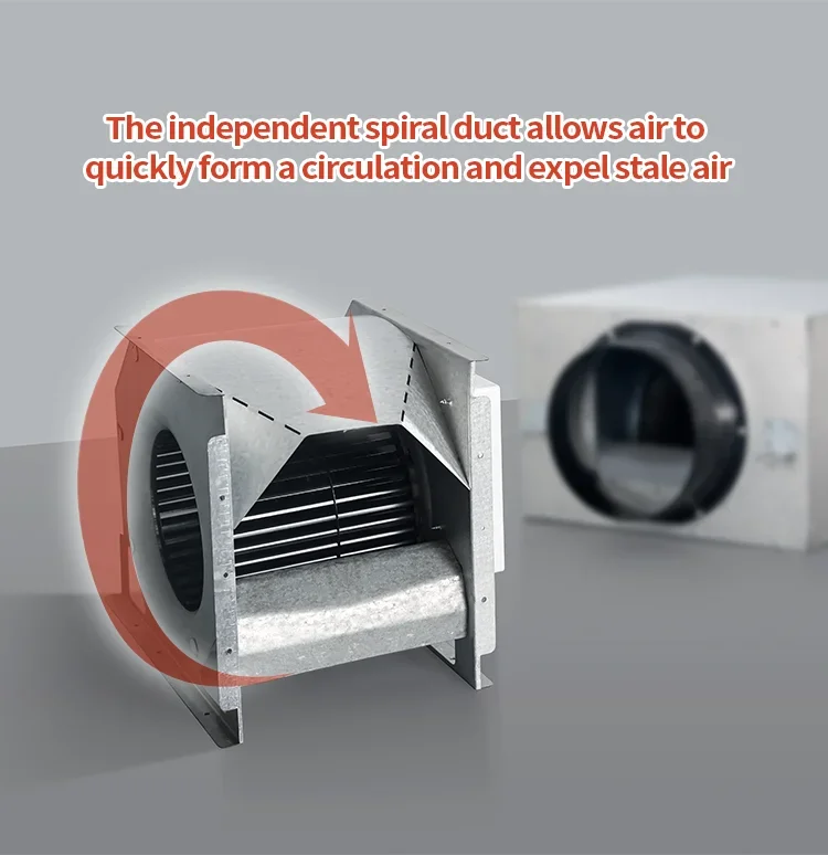 Low Noise Exhaust Fan, Centrifugal, Inline - detail 12