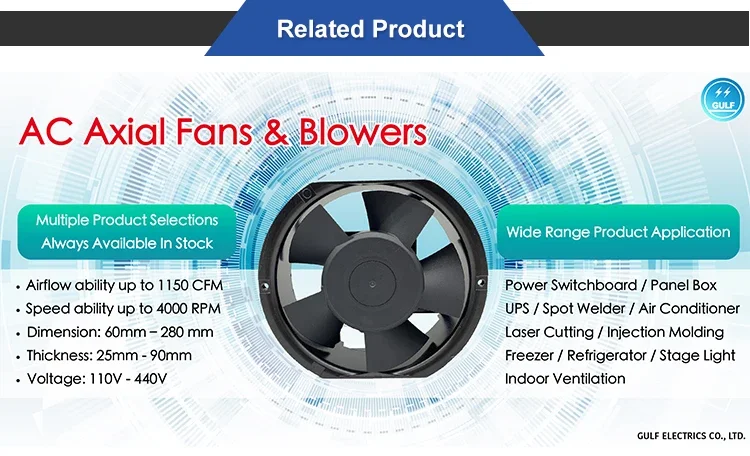 Steel Impeller, 4656N, 120x120x38, Aluminum, 2Ball - detail 18