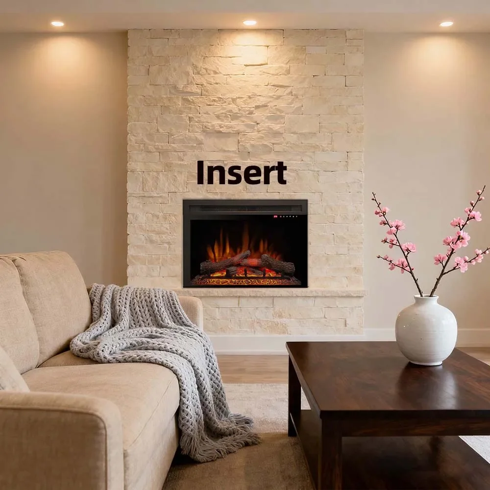 Electric Fireplace, 28''30''Retro, 750, Glass - detail 40