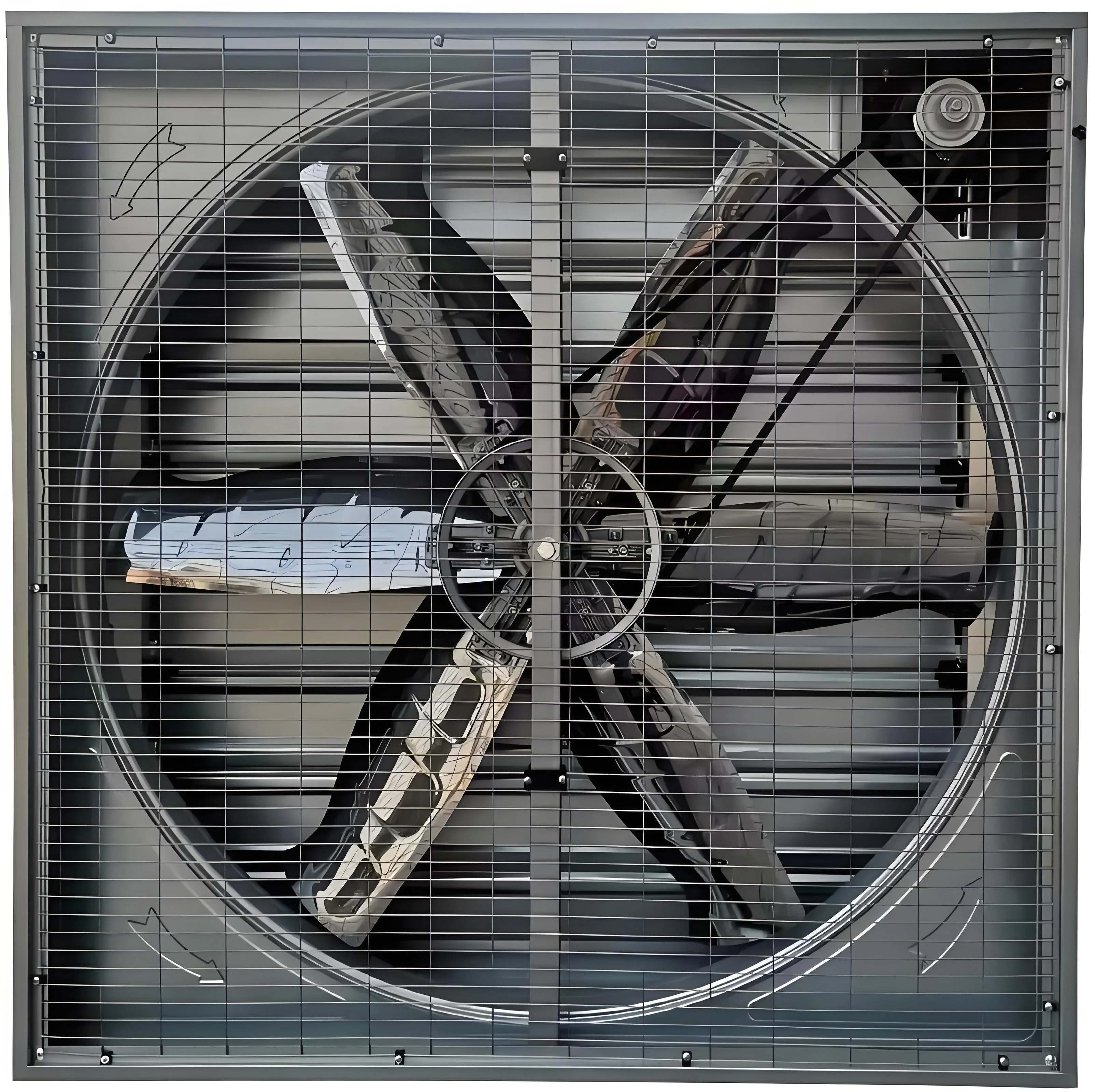 Hammer Ventilation Fan, Stainless, Steel, 1380x1380, Axial - detail 4