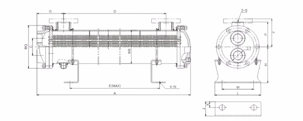 Boat Engine Heat Exchanger, 0.5~100KW, Stainless Steel - detail 12