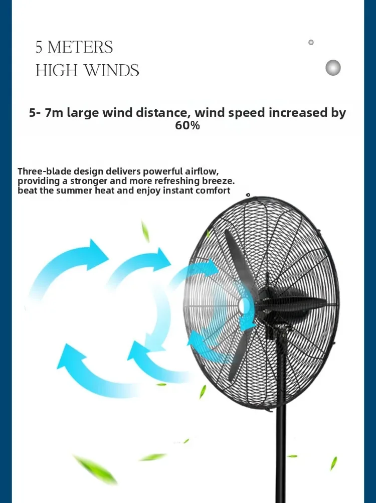 Electric Fan, 26Industrial, 230 W(0.31hp), Metal - detail 8