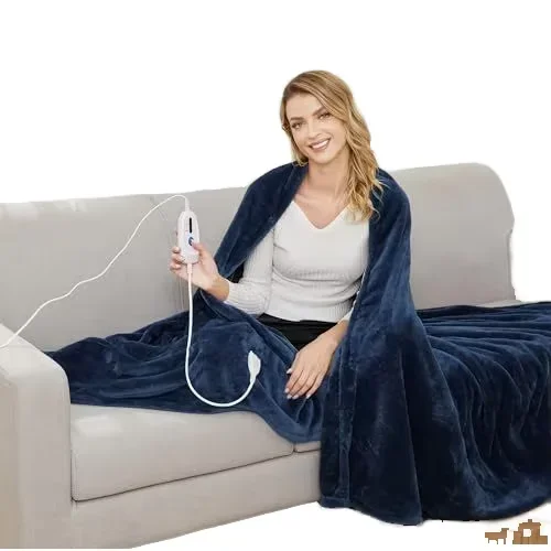 Battery Wifi Electric Blanket, 12V, Velvet - detail 8