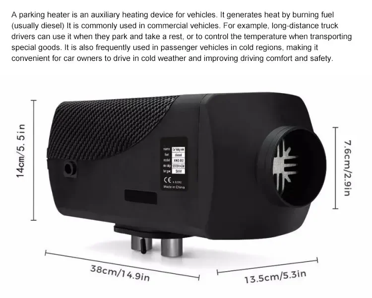 Spilt Air Parking Heater, OGMIE, 2KW, 5KW, 12V - detail 52