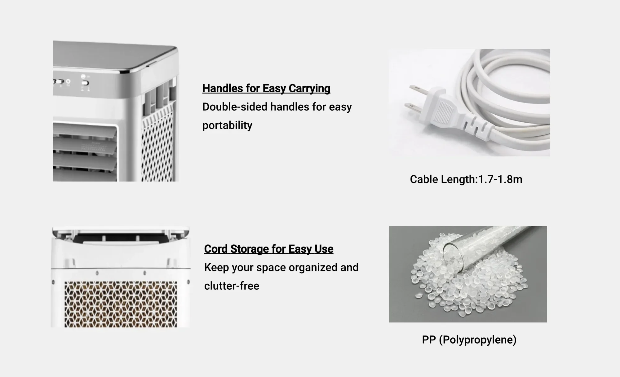 Evaporative Air Cooler, 45W, 220V-240V, 2100, M3/Hr - detail 8