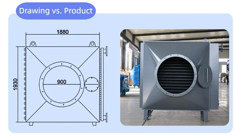Finned Tube Heat Exchanger, YORKTECH, YK-HR, Steel - detail 8