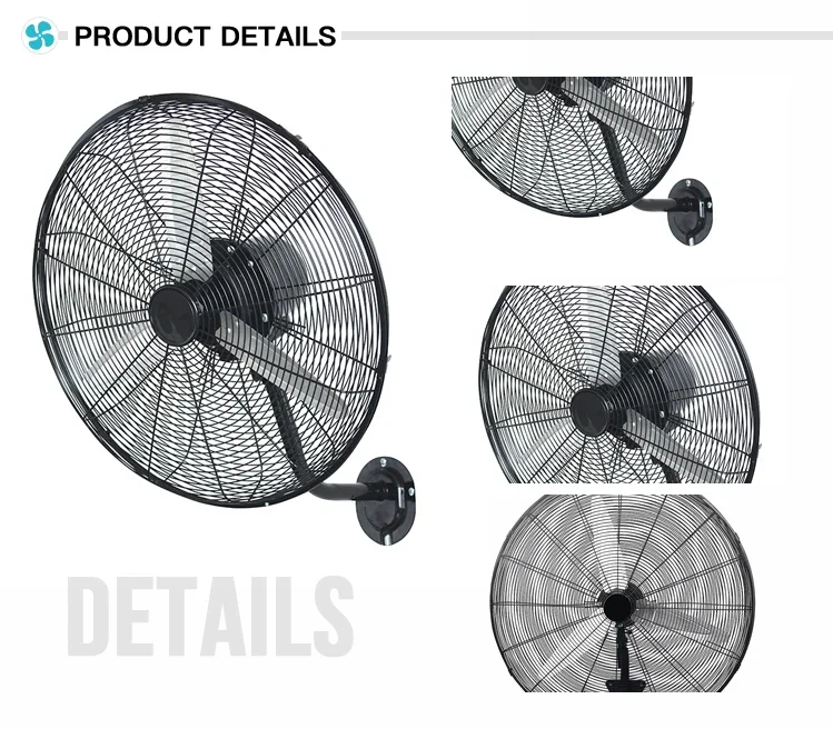Mounted Cooling Fan, 400mm, Wall - detail 6