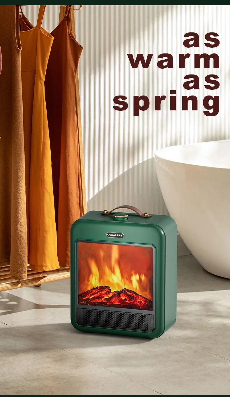 Electric Fireplace, Portable, 3D, 1700W - detail 28