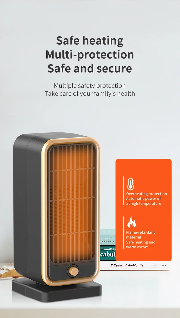 Portable Electric Heater, 500W, 500W(0.67hp) - detail 18