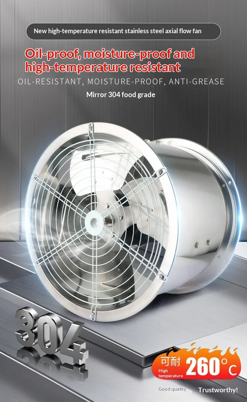 Axial Flow Fan, 304, Stainless, Steel, 380v - detail 2