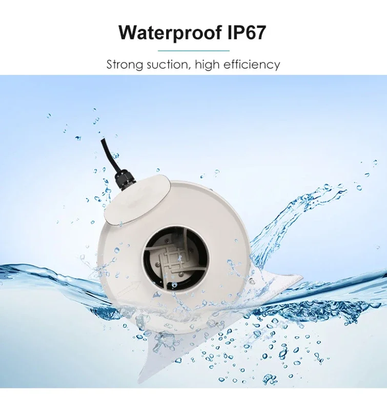 Inline Duct Fans, IP67, 200mm, Waterproof - detail 12
