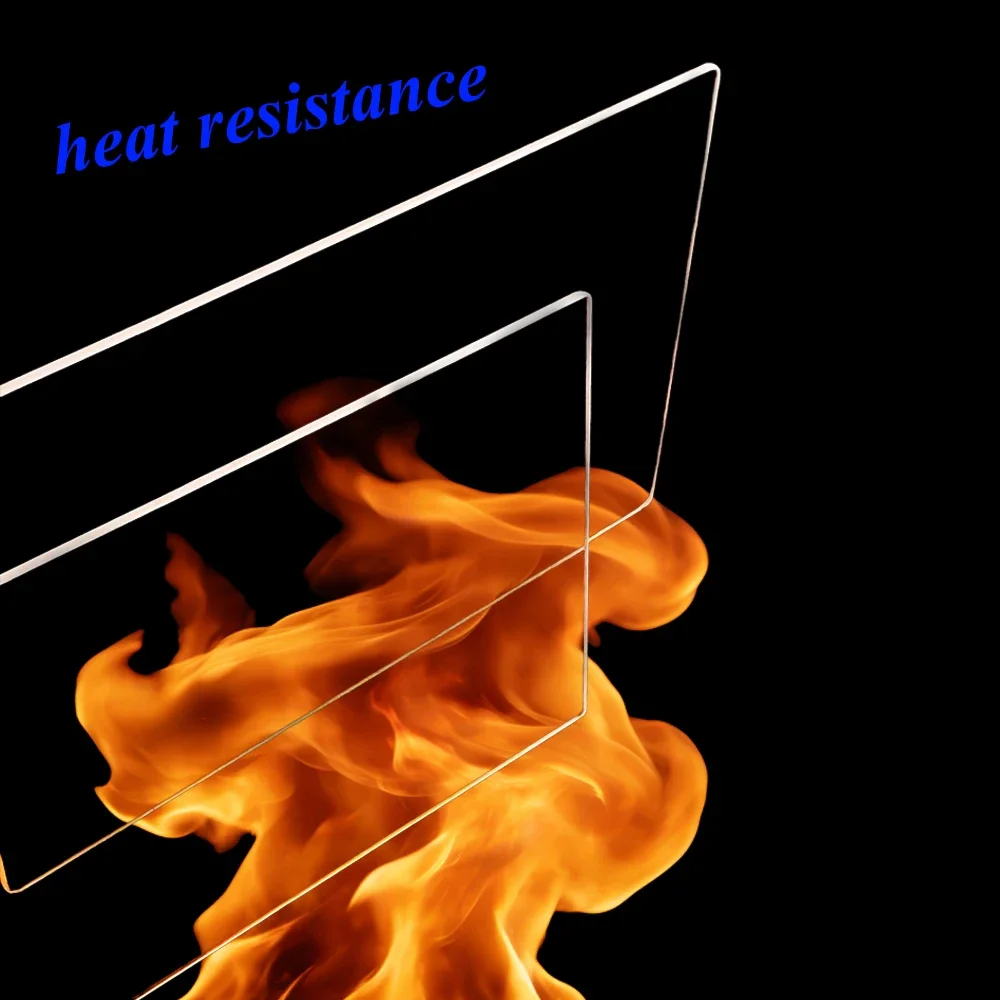 Style Wood Burning Fireplace, Glass, Transparent - detail 6