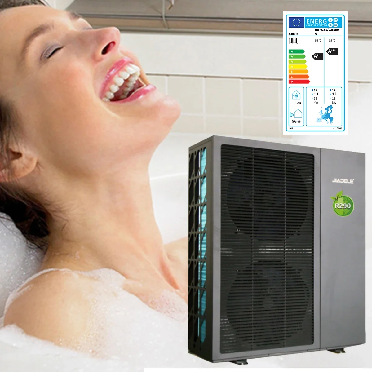Hvac House Heat Pump, JIADELE, 220-240V 50HZ 1PH, Electric - detail 14