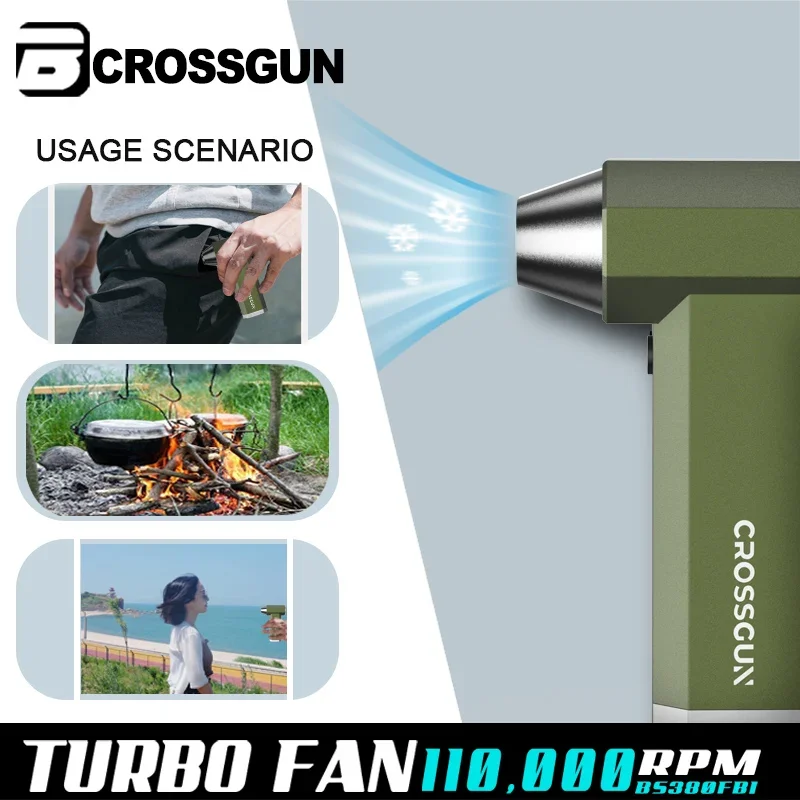 Mini Turbine Jet Fan, X4, Aluminum, 1200000RPM - detail 18