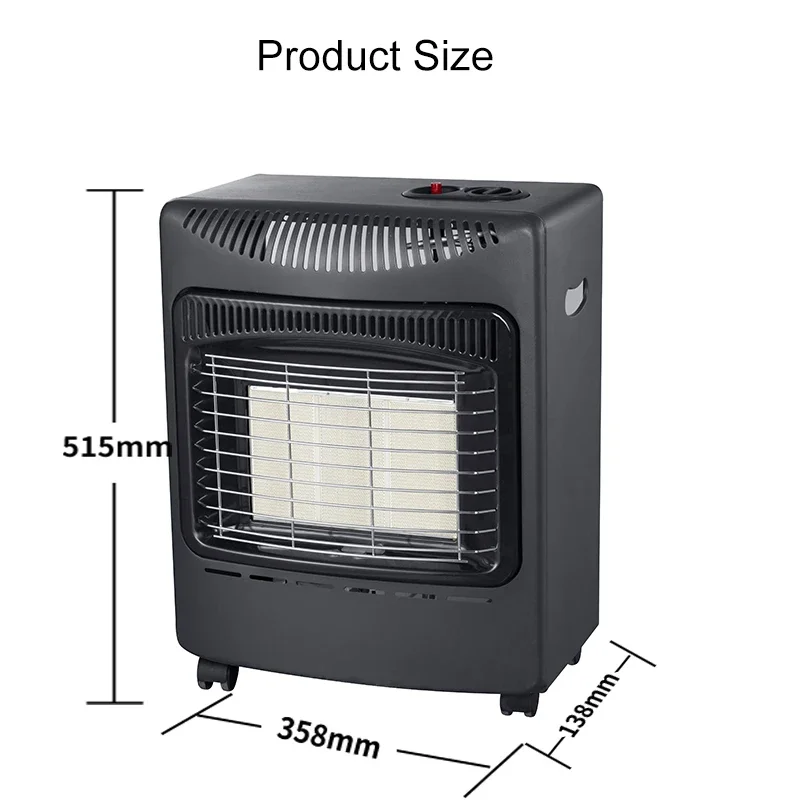 Mini Gas Heater, Wall, Portable - detail 4