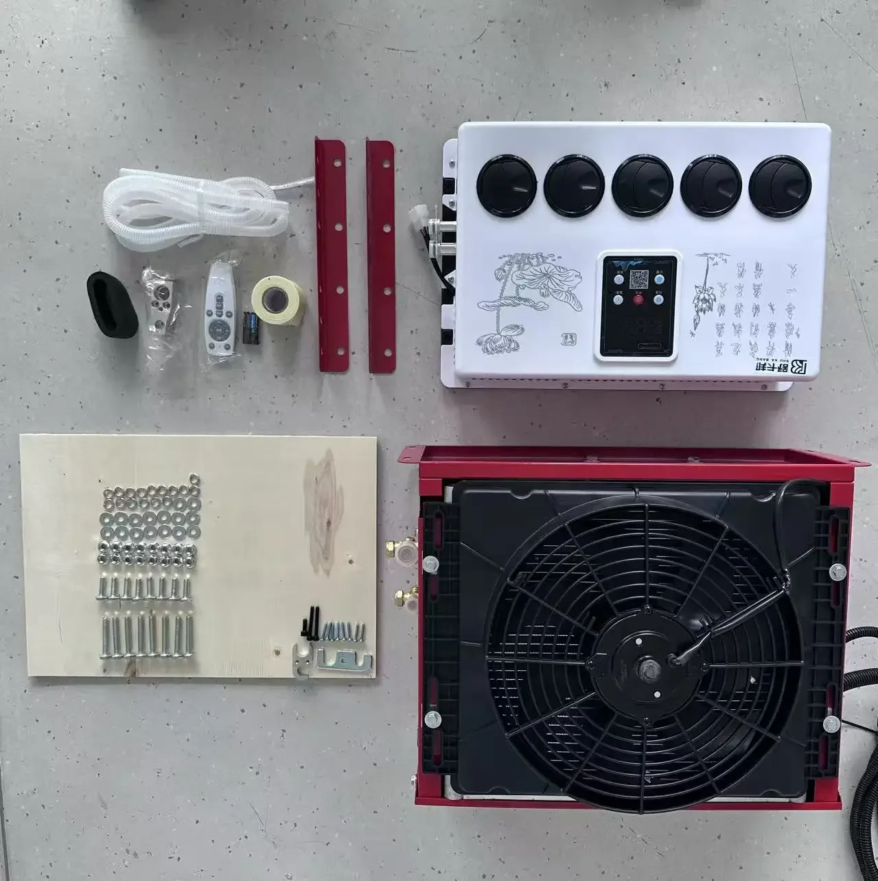 Split Parking Air Conditioner, Q-300, 12V/24V, 2000m/h - detail 10