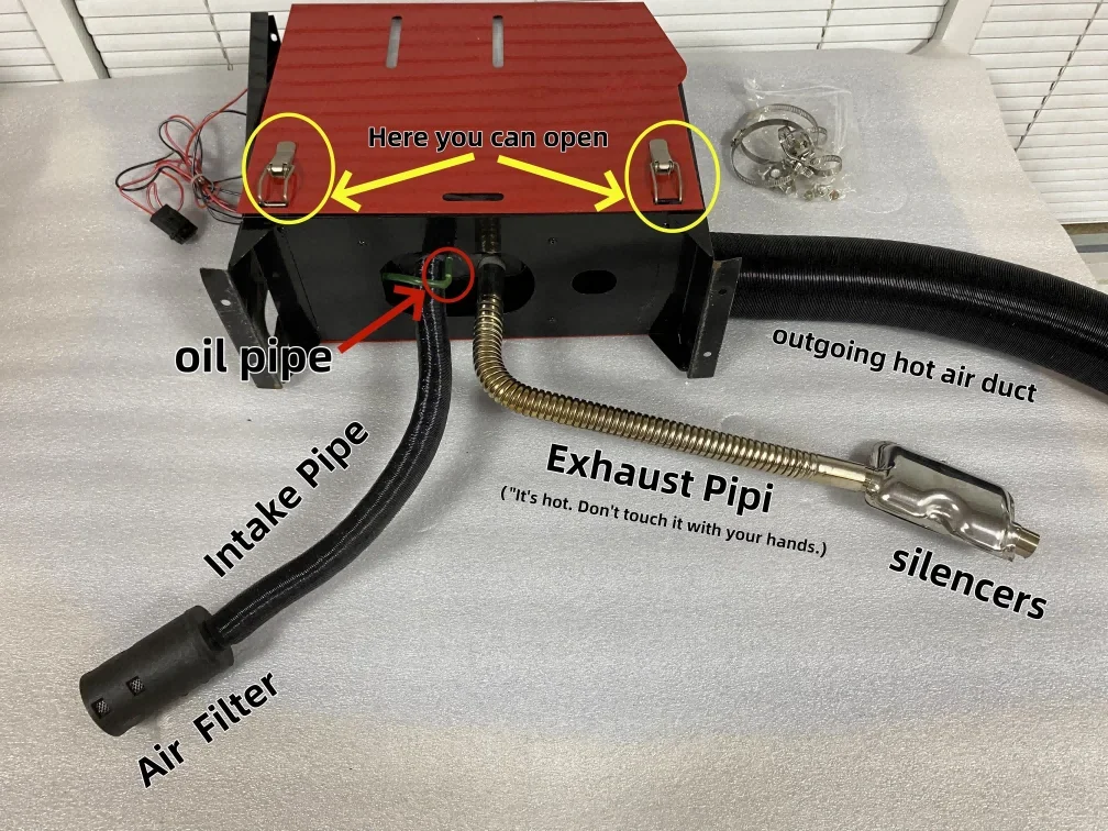 Diesel Heater, 12V, 24V, 220V, 5KW - detail 12