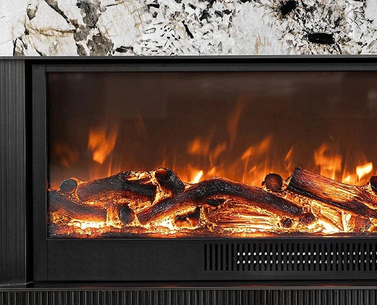 Electric Fireplace, LED, Steel - detail 48